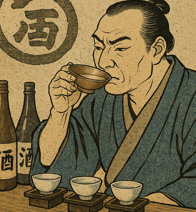 日本酒飲み比べ